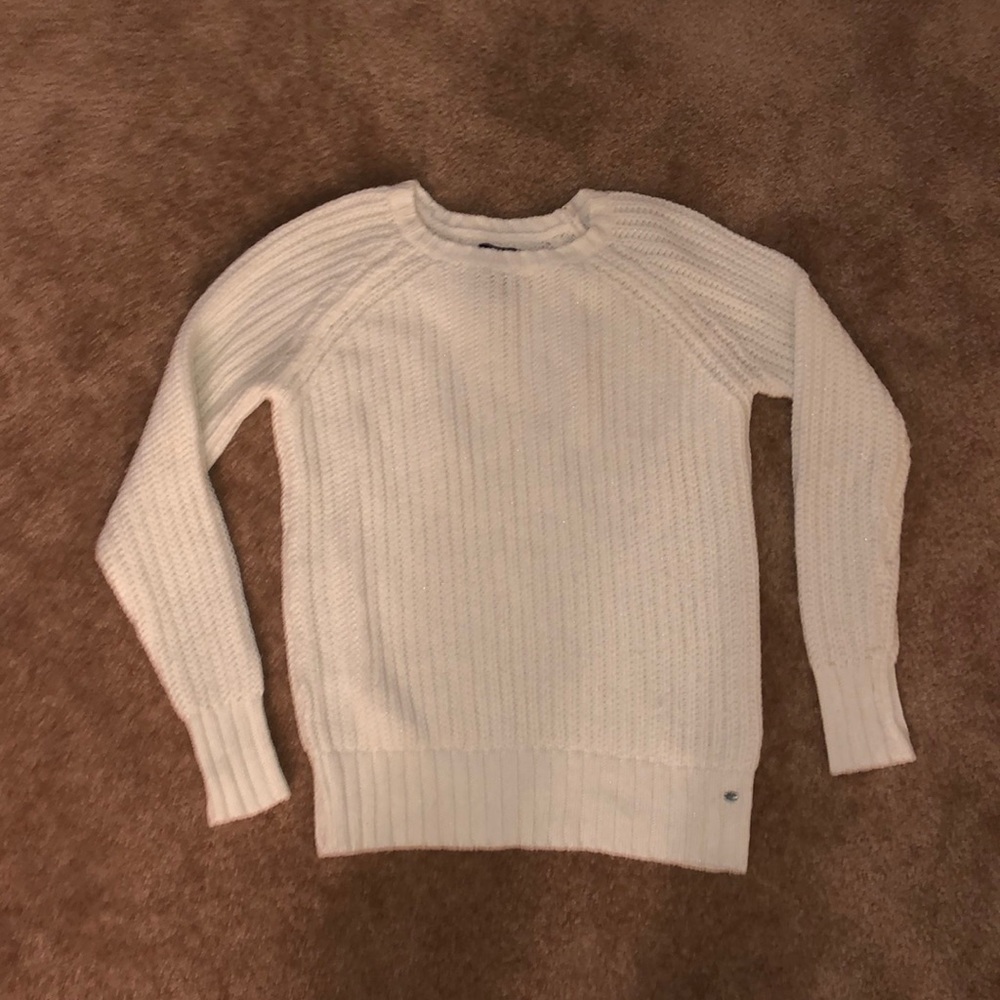 cream sweater
